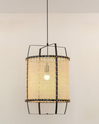 Japanese Bamboo Lantern pendant Light - Loonglight