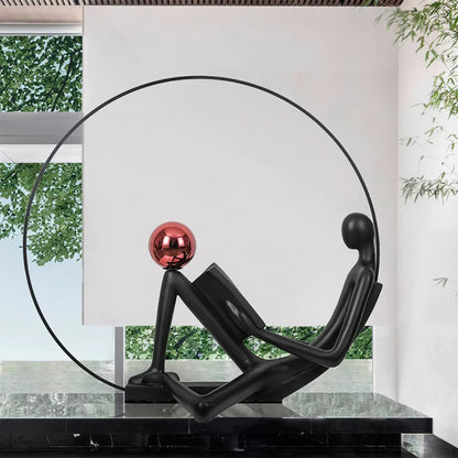 Reader Statue Floor Lamp - Loonglight