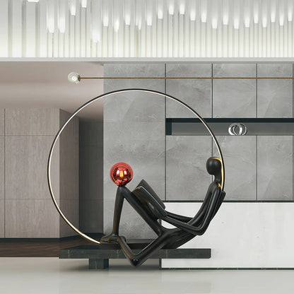 Reader Statue Floor Lamp - Loonglight