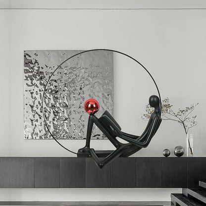 Reader Statue Floor Lamp - Loonglight