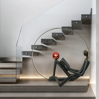 Reader Statue Floor Lamp - Loonglight