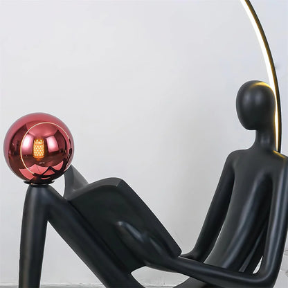 Reader Statue Floor Lamp - Loonglight