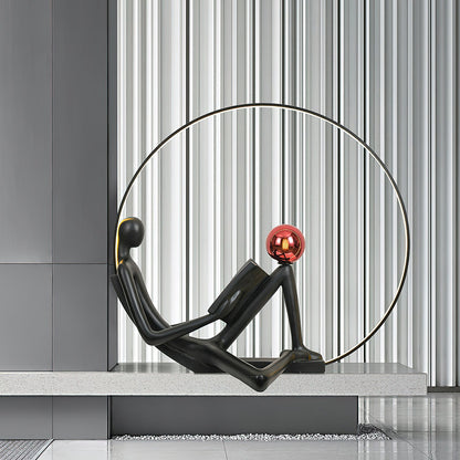 Reader Statue Floor Lamp - Loonglight