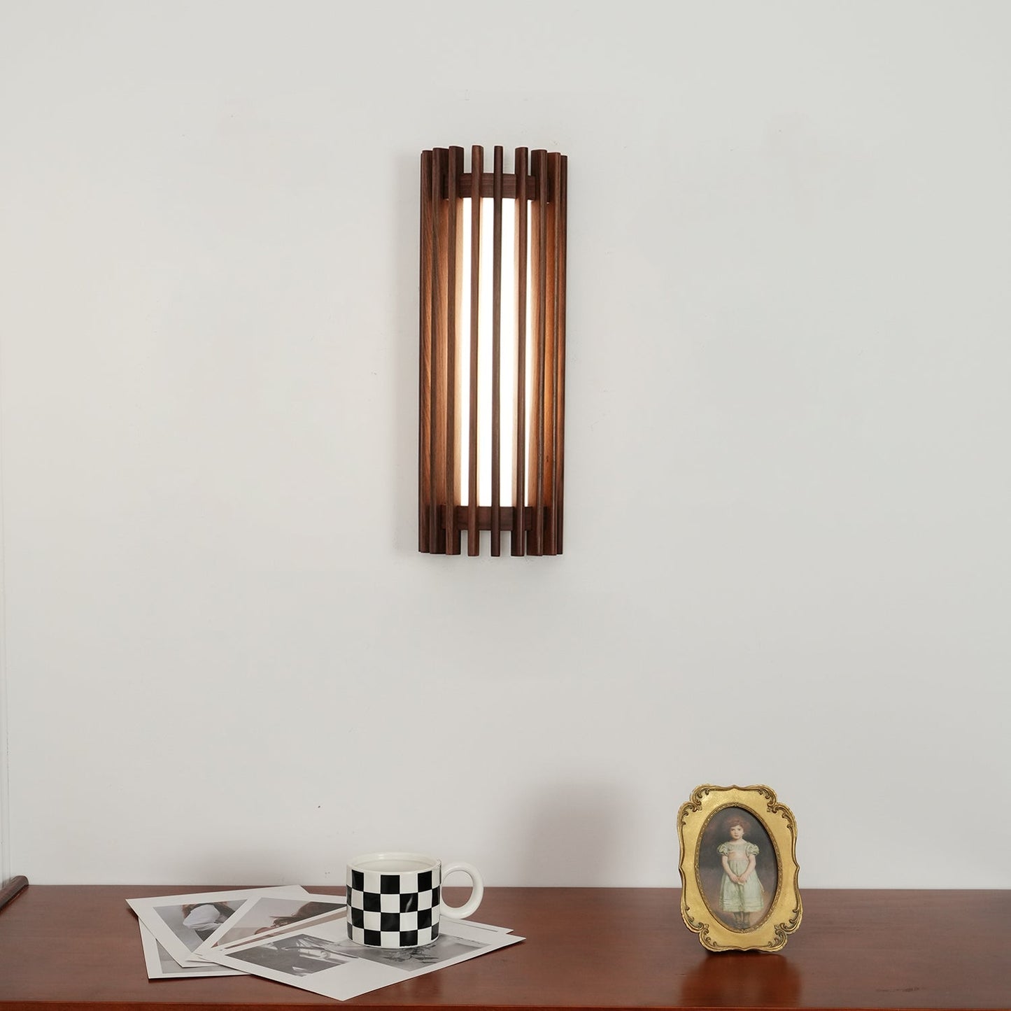 Regina Walnut Wall Lamp - Loonglight