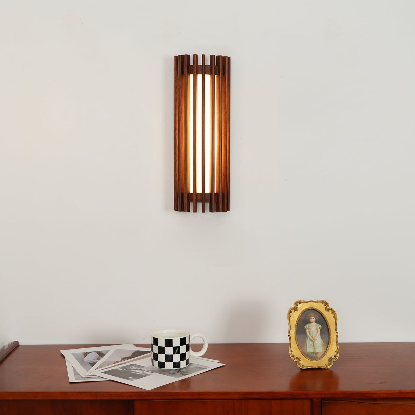 Regina Walnut Wall Lamp - Loonglight