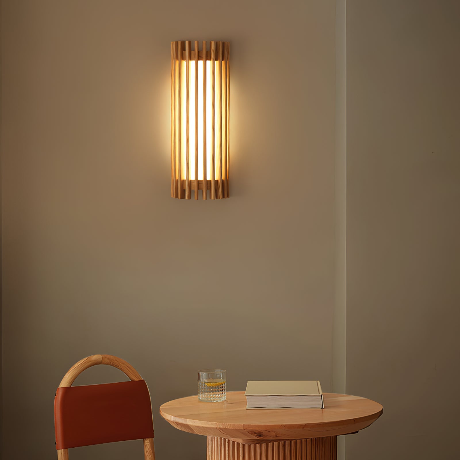 Regina Walnut Wall Lamp - Loonglight