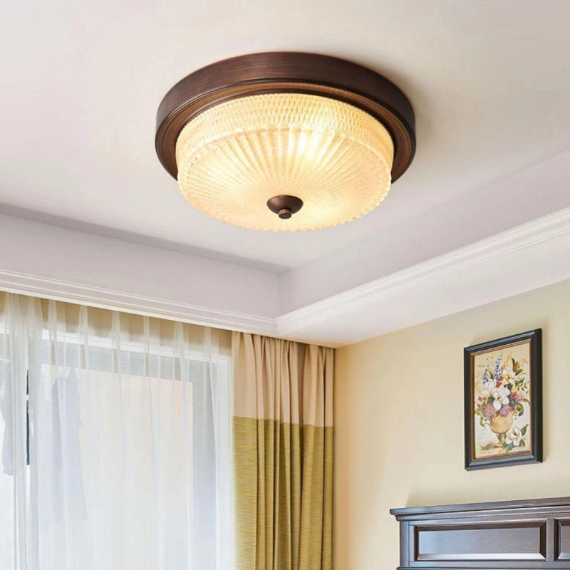 Retro Flush Ceiling Light