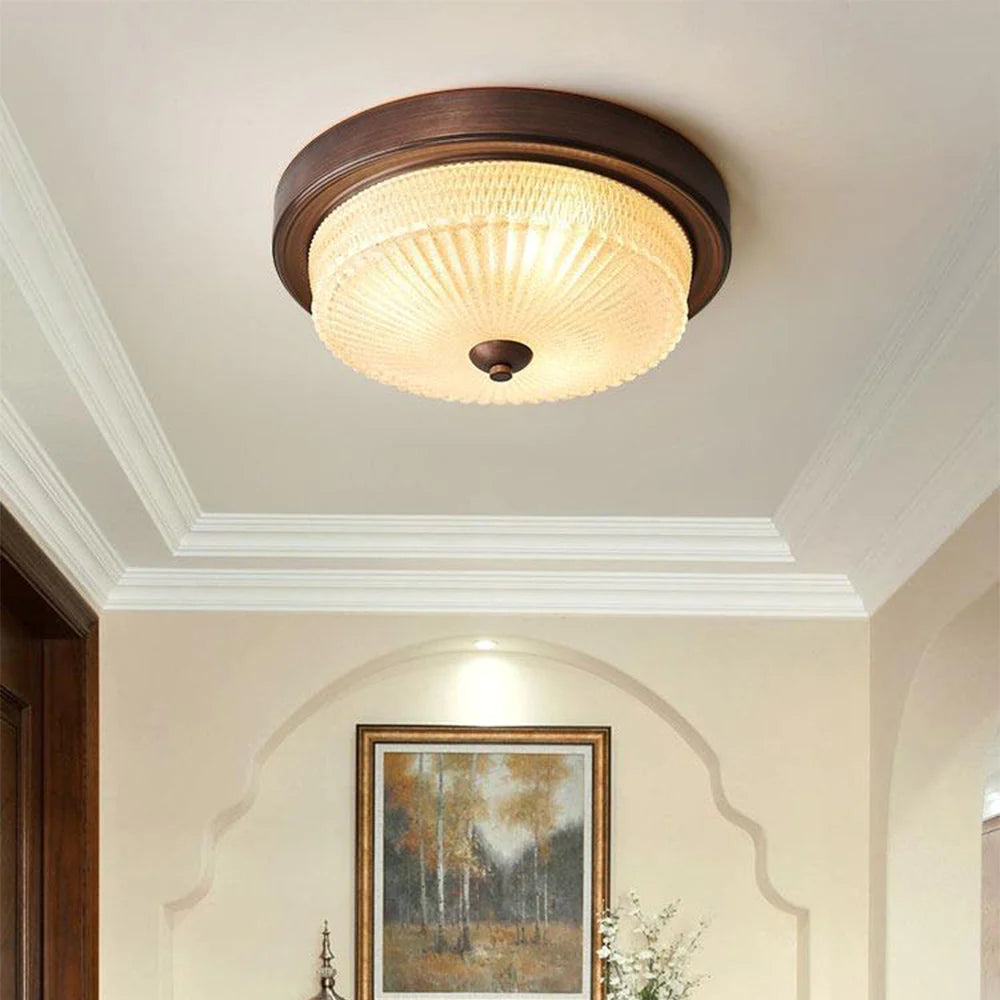 Retro Flush Ceiling Light