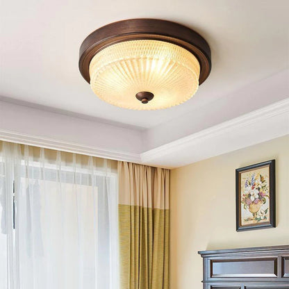 Retro Flush Ceiling Light