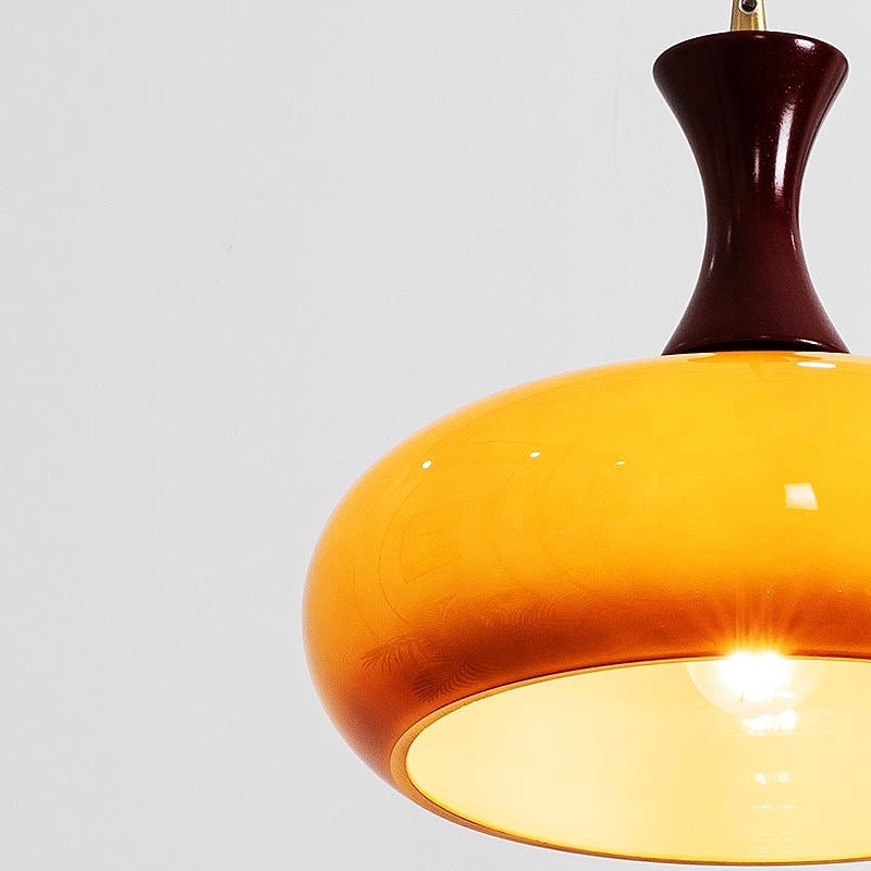 Retro Glass Plug-In Pendant Light - Loonglight