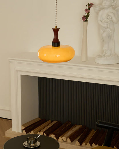 Retro Glass Plug-In Pendant Light - Loonglight