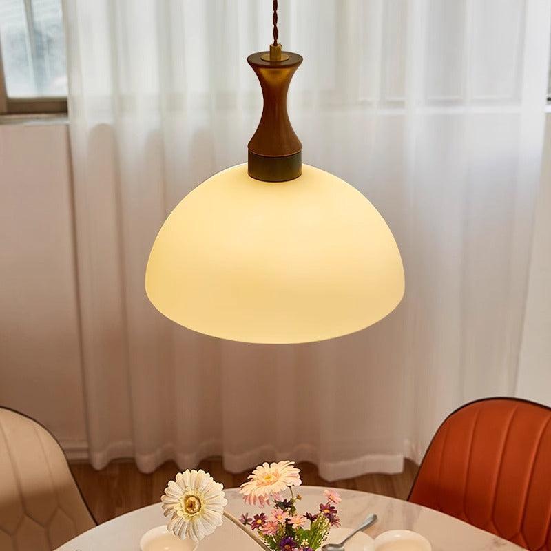 Retro Glass Plug-In Pendant Light - Loonglight