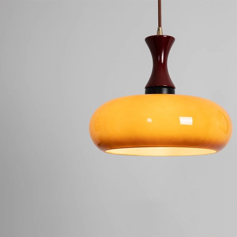 Retro Glass Plug-In Pendant Light - Loonglight