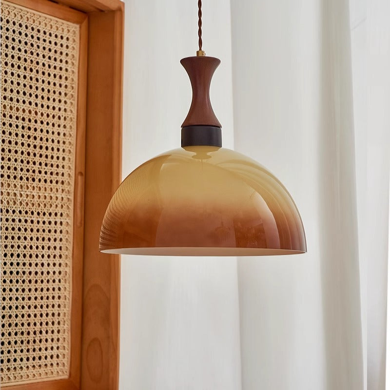 Retro Glass Plug-In Pendant Light - Loonglight
