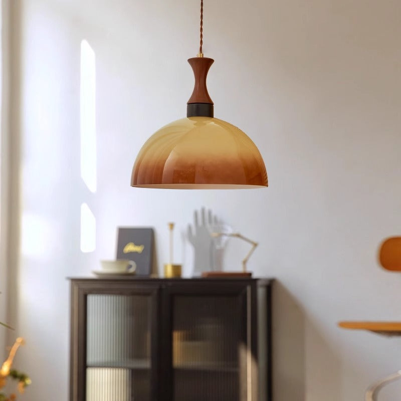 Retro Glass Plug-In Pendant Light - Loonglight