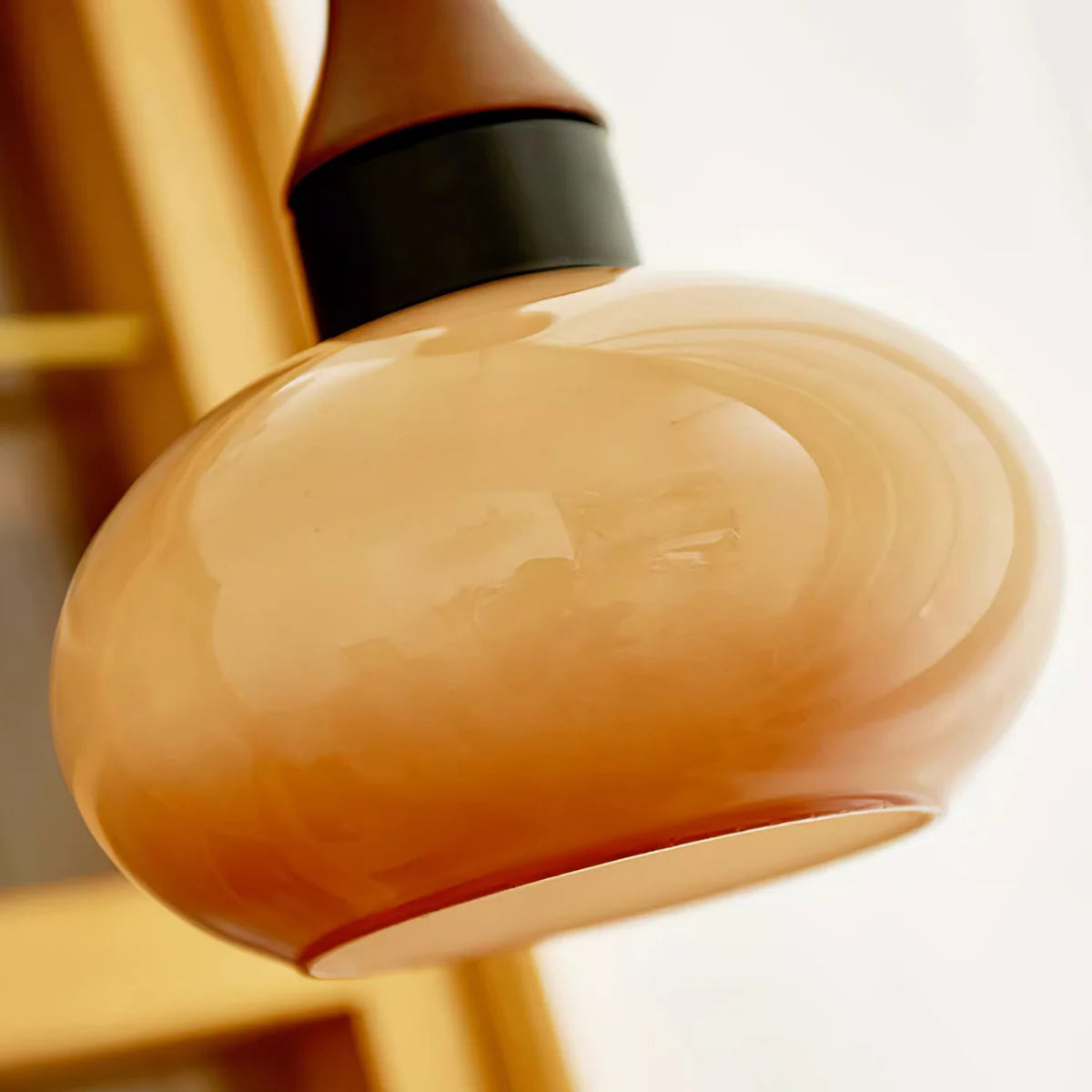 Retro Glass Plug-In Pendant Light - Loonglight