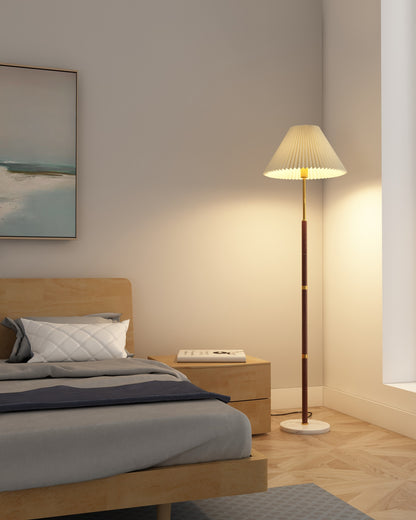 Retro Pleated Floor Lamp - Loonglight