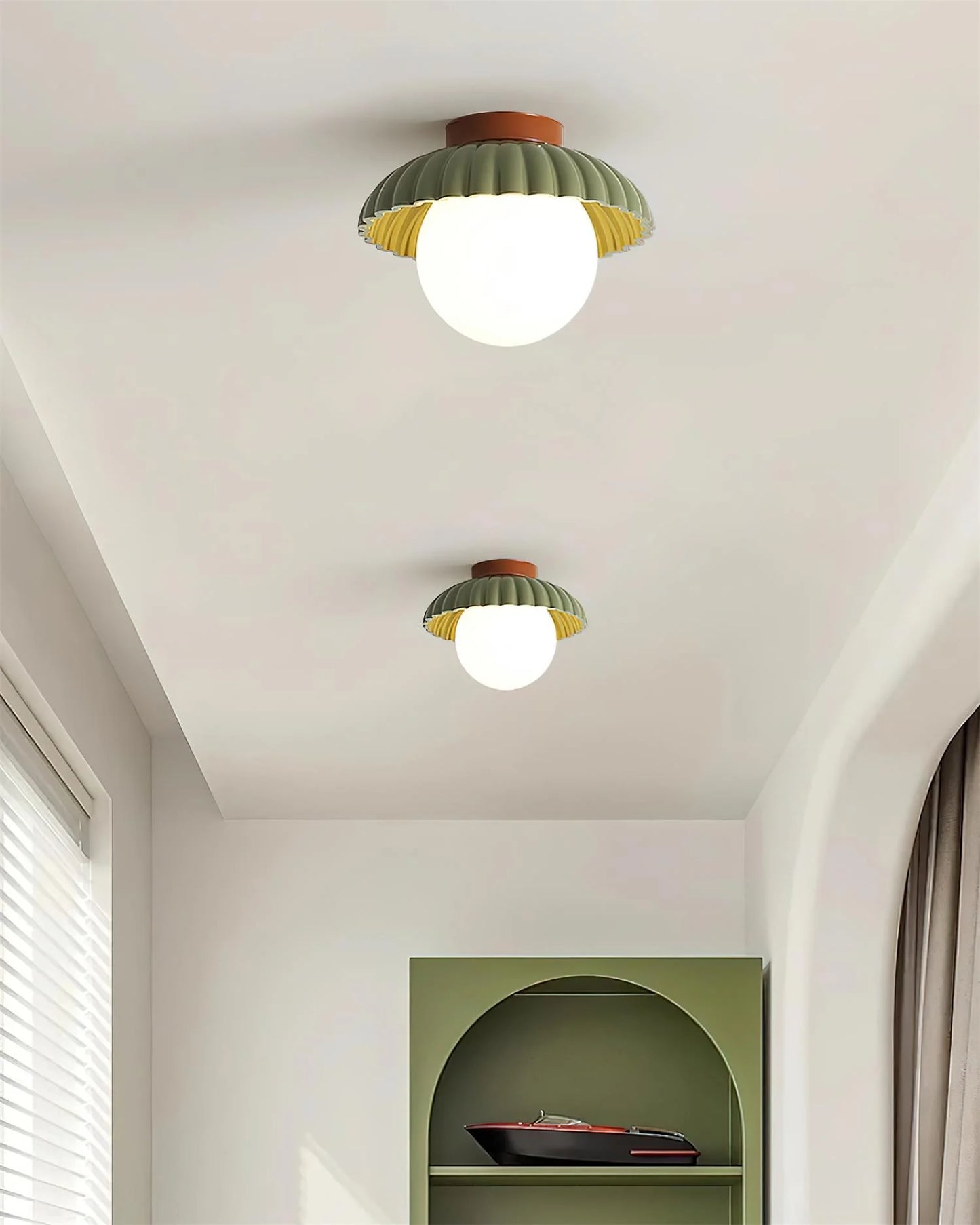 Retro Cap Ceiling Light - Loonglight