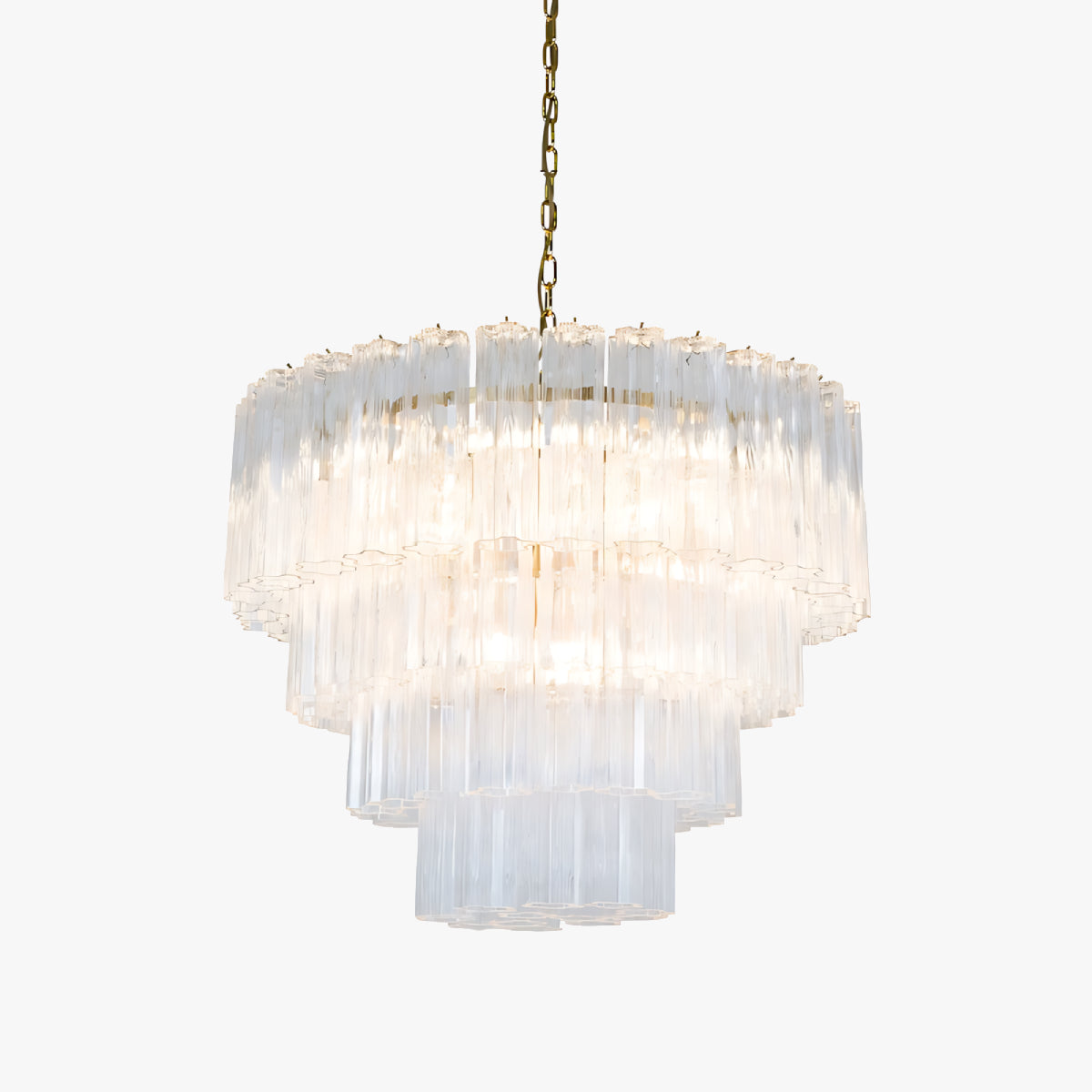 Retro Floral Tube Chandelier - Loonglight