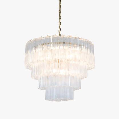 Retro Floral Tube Chandelier - Loonglight