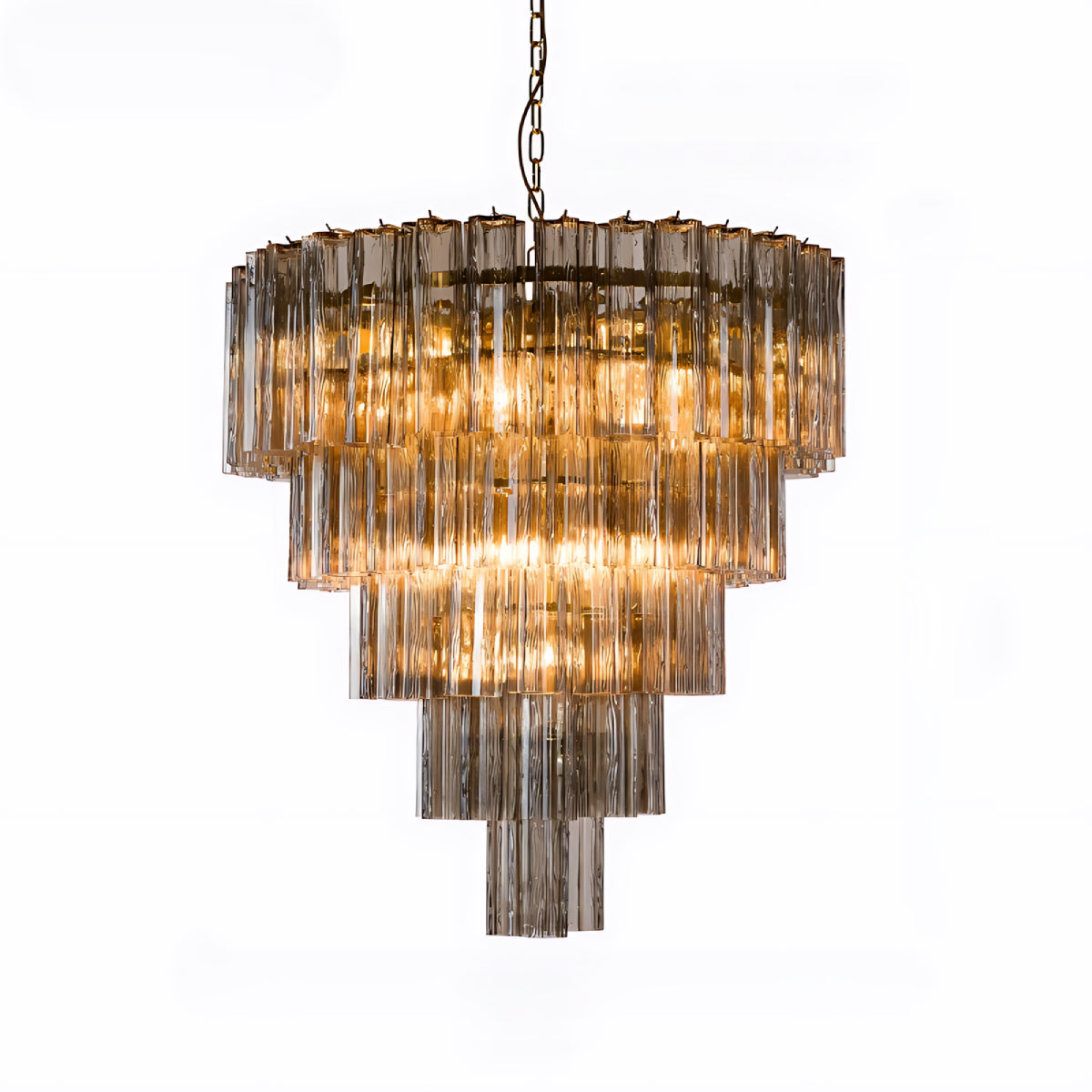 Retro Floral Tube Chandelier - Loonglight