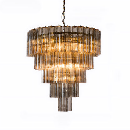 Retro Floral Tube Chandelier - Loonglight