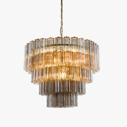 Retro Floral Tube Chandelier - Loonglight