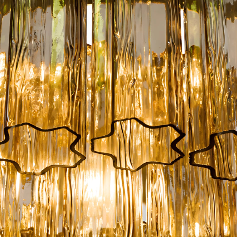 Retro Floral Tube Chandelier - Loonglight