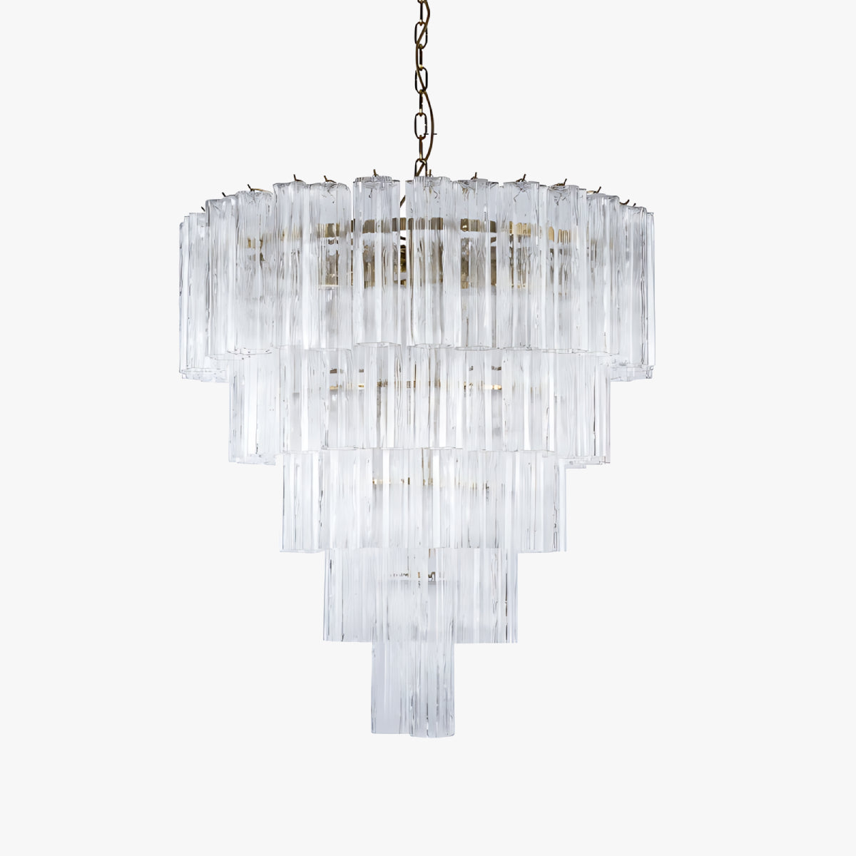 Retro Floral Tube Chandelier - Loonglight