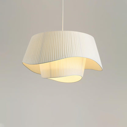 Retro Pleated Fabric Pendant Lamp