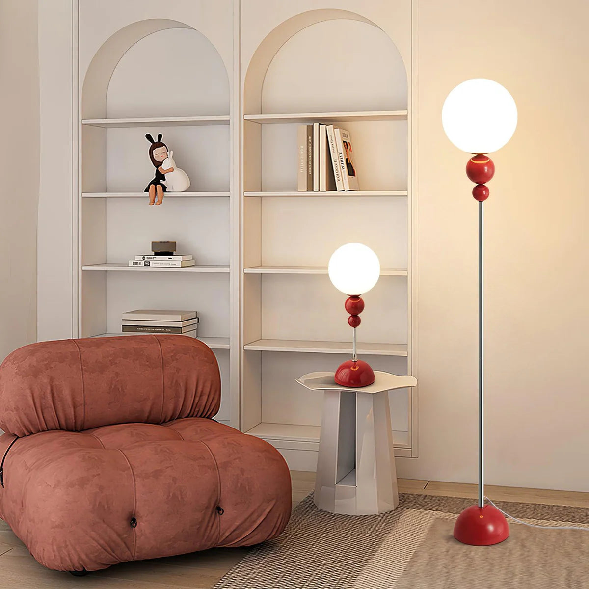 Retro Orb Floor Lamp - Loonglight