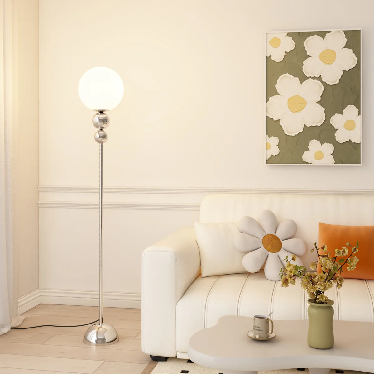 Retro Orb Floor Lamp - Loonglight