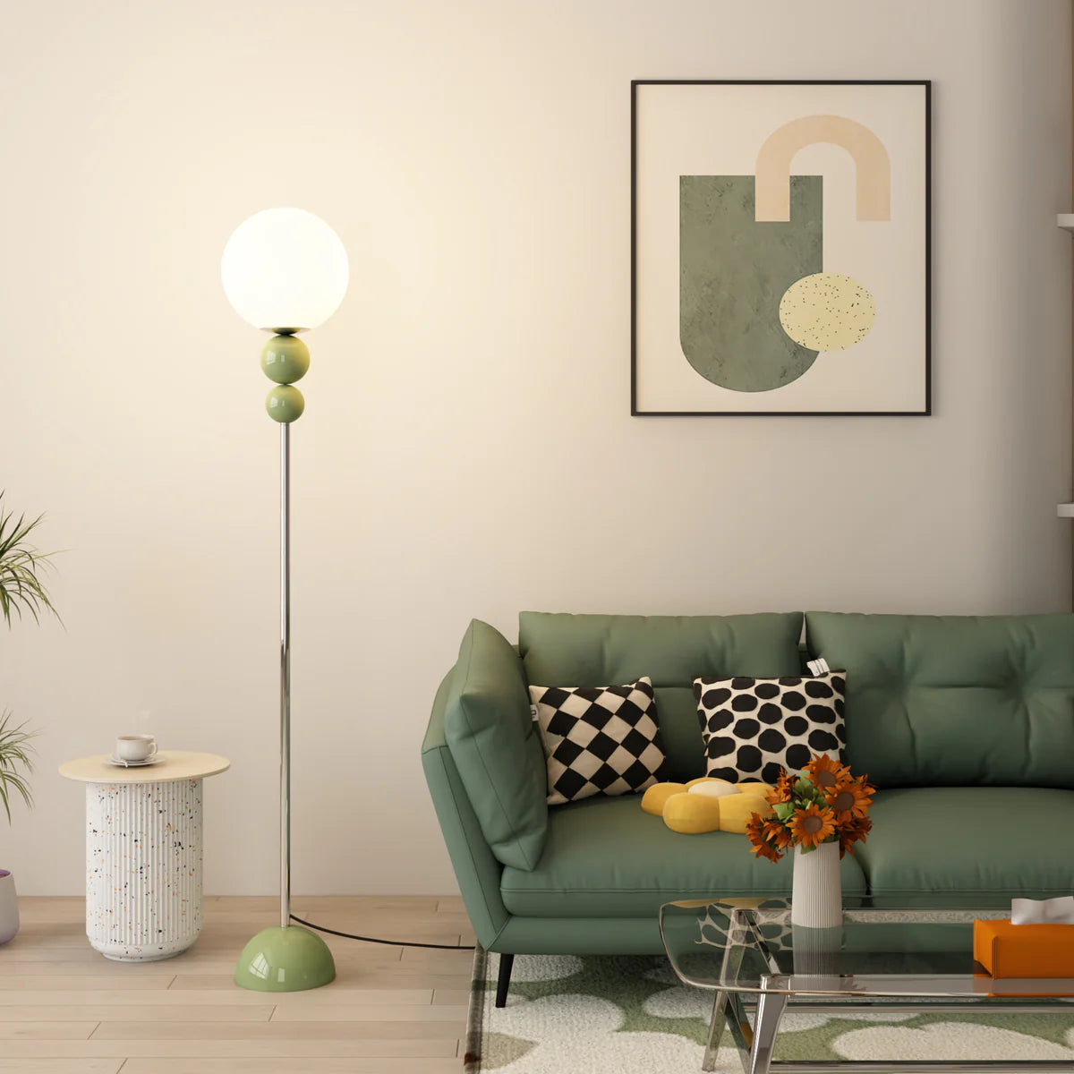 Retro Orb Floor Lamp - Loonglight