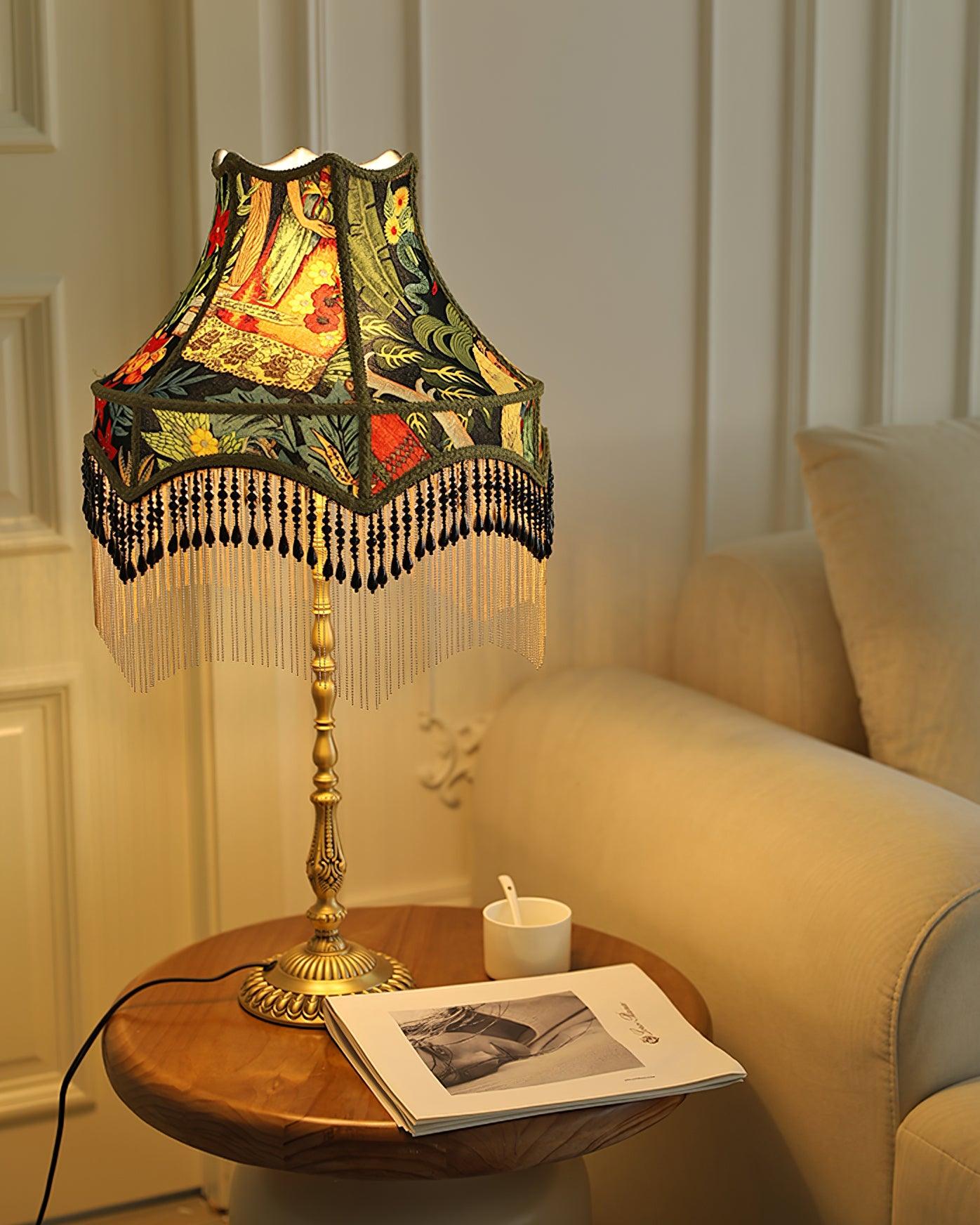 Retro Peony Table Light - Loonglight