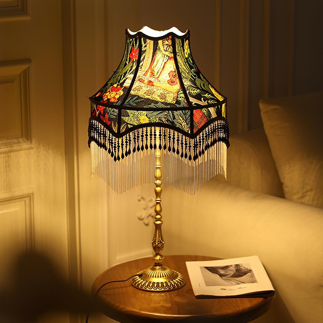 Retro Peony Table Light - Loonglight