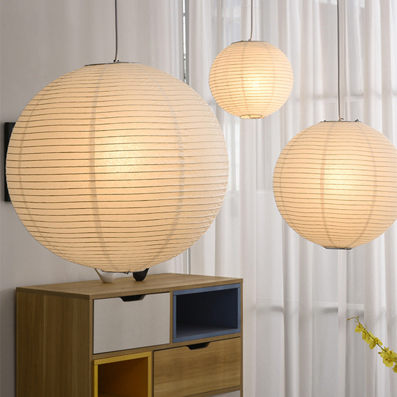 Rice Paper Pendant Light 45A 11