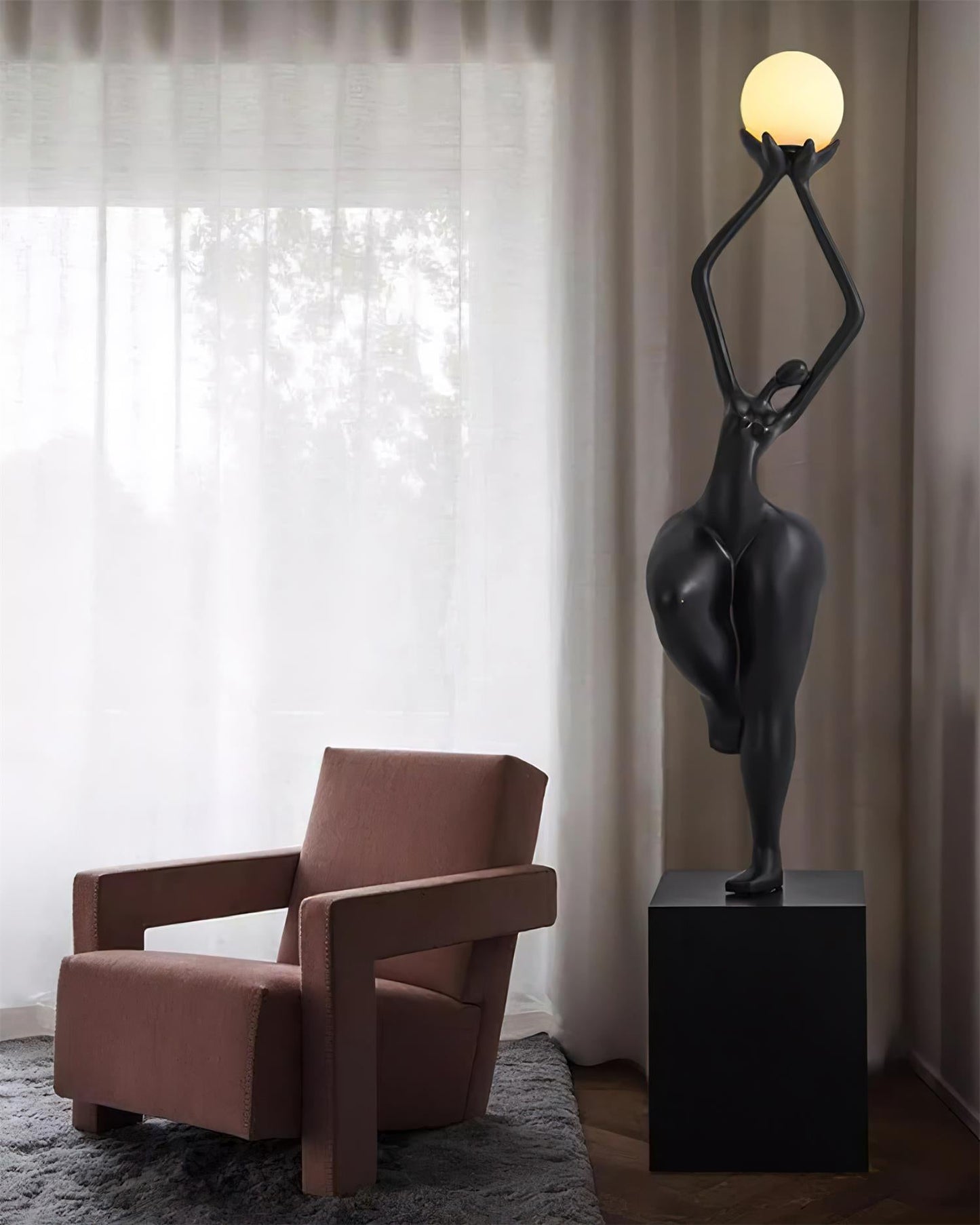 Rina Sculpture Floor Lamp - Loonglight