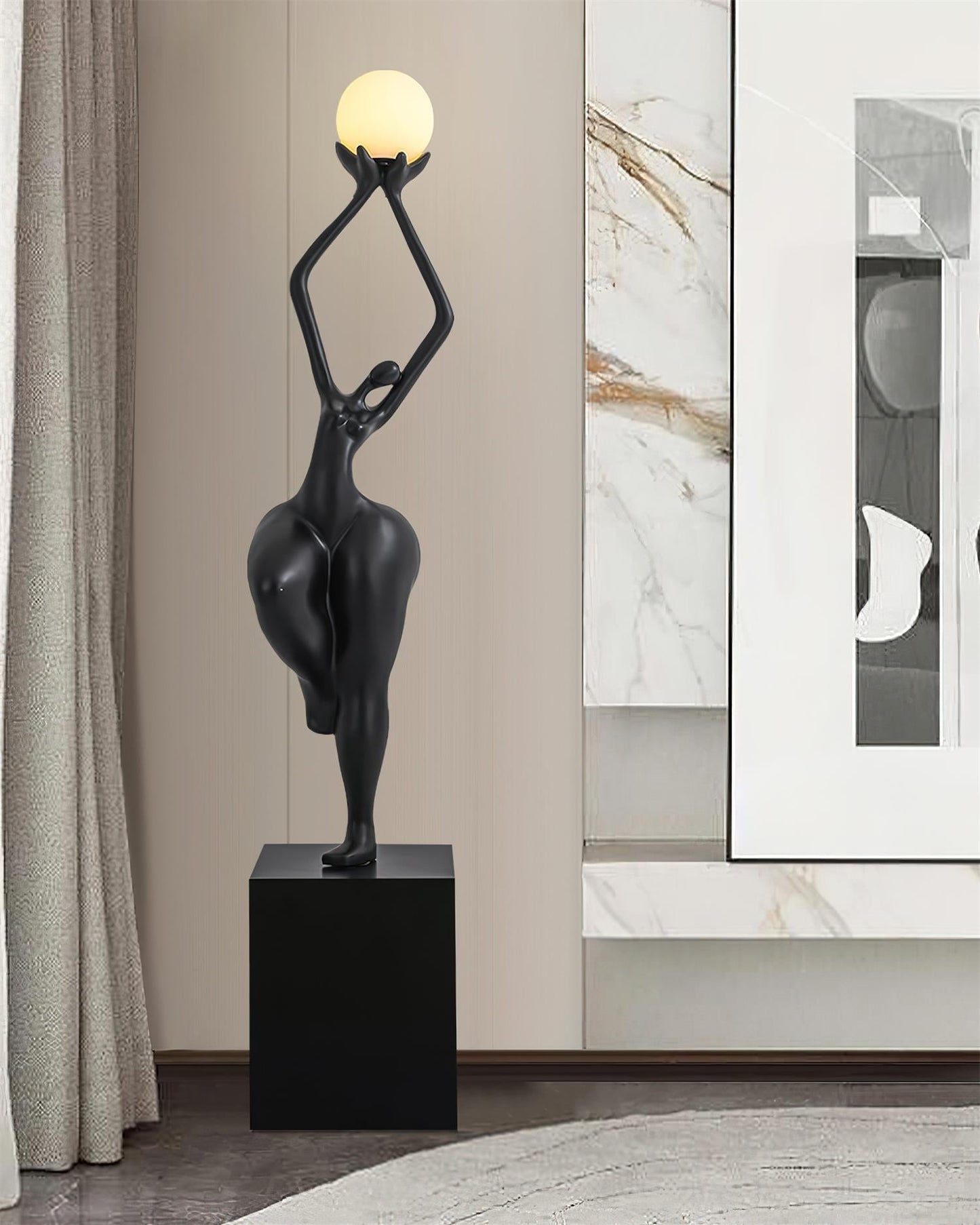 Rina Sculpture Floor Lamp - Loonglight