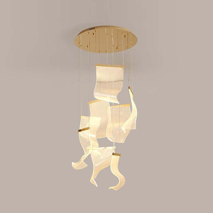 Faint Breeze Acrylic Chandelier - Loonglight