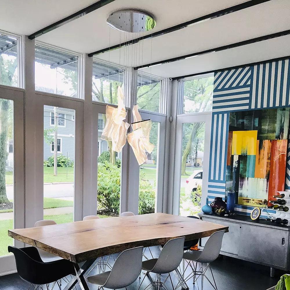 Faint Breeze Acrylic Chandelier - Loonglight