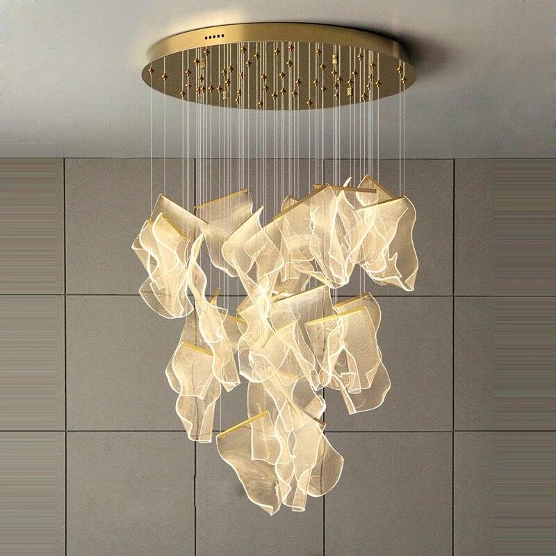Faint Breeze Acrylic Chandelier - Loonglight