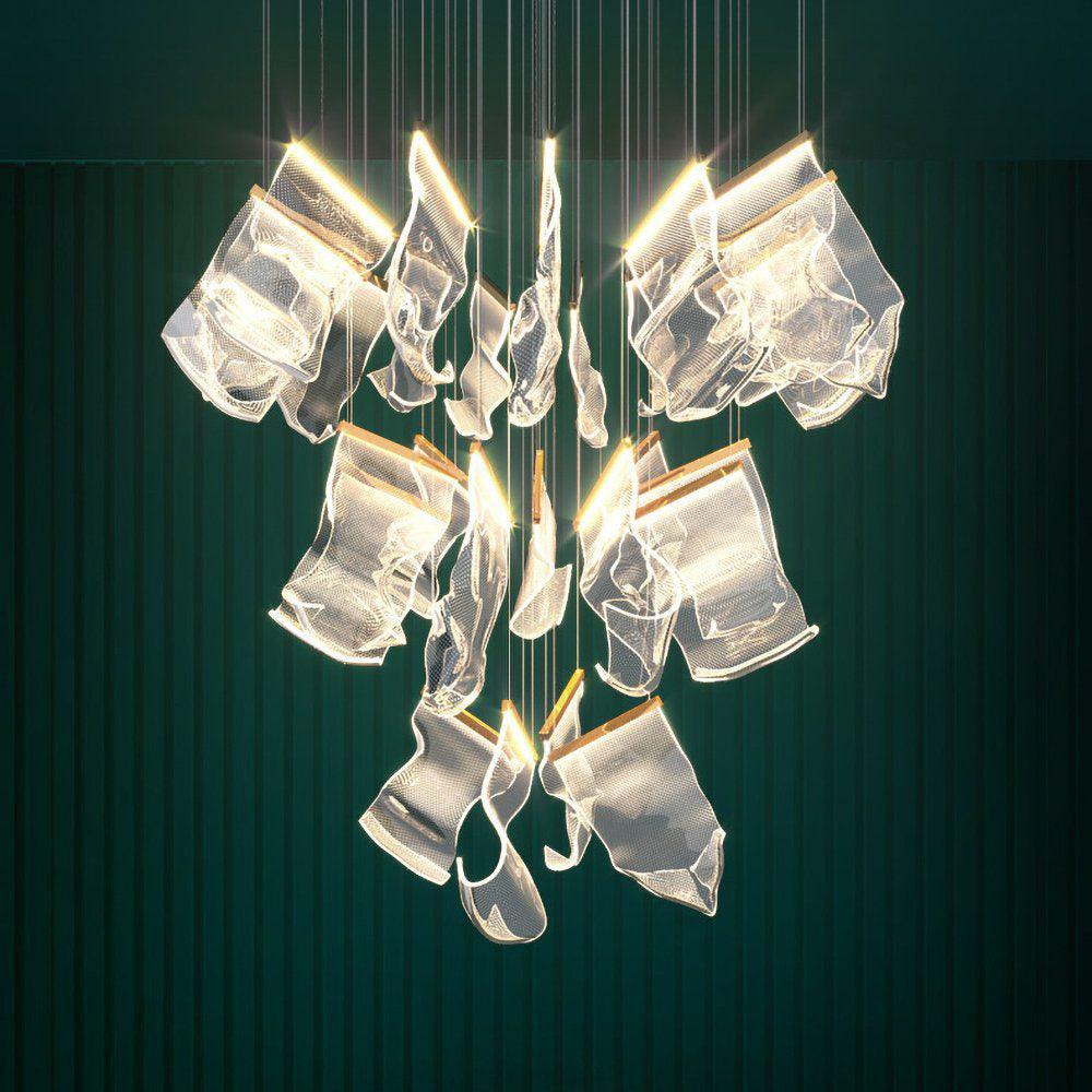 Faint Breeze Acrylic Chandelier - Loonglight