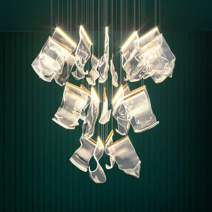 Faint Breeze Acrylic Chandelier - Loonglight