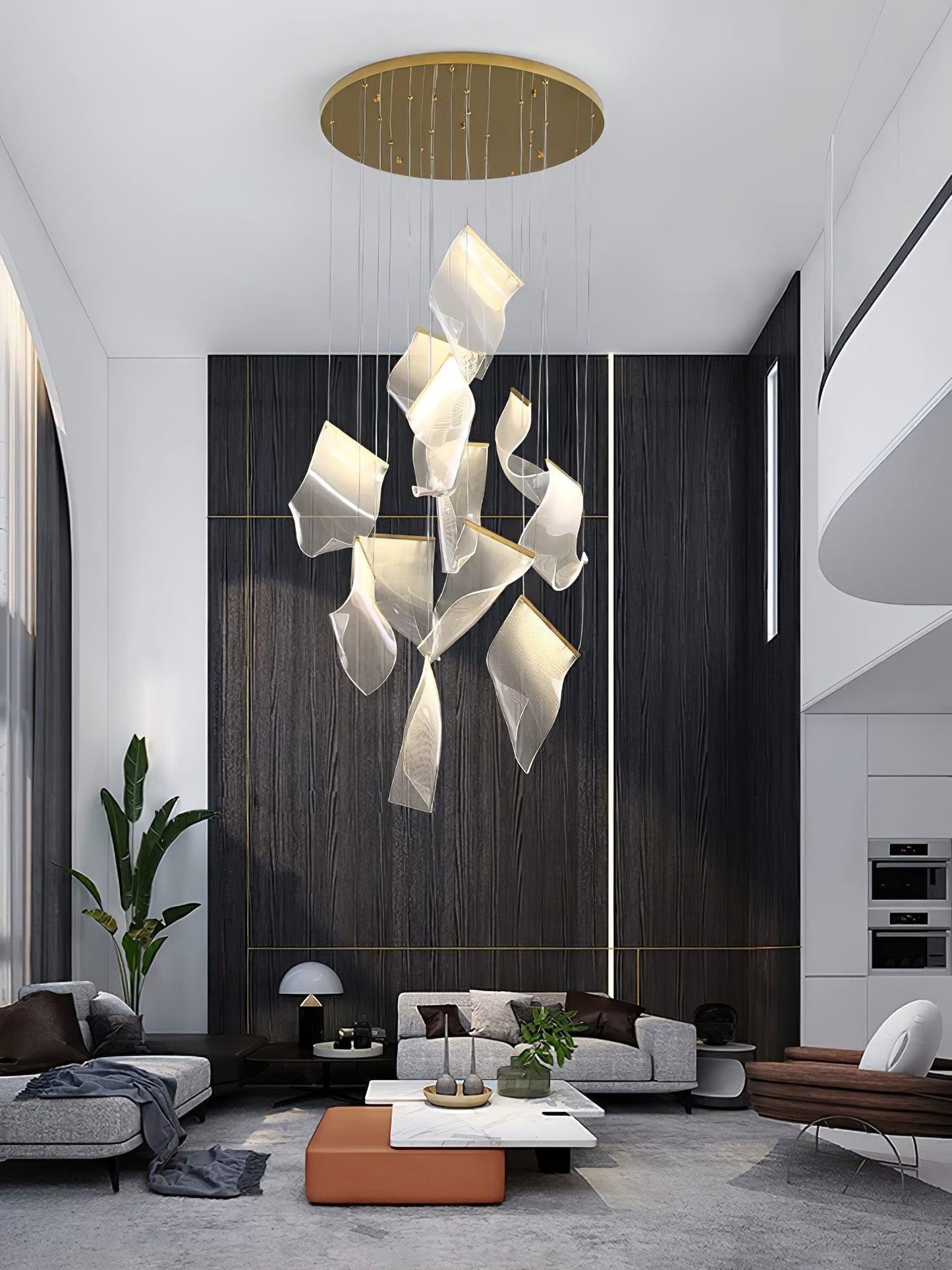 Faint Breeze Acrylic Chandelier - Loonglight