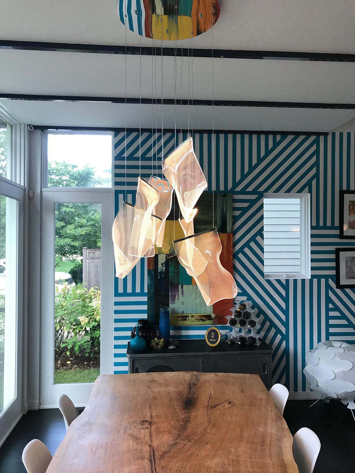 Faint Breeze Acrylic Chandelier - Loonglight