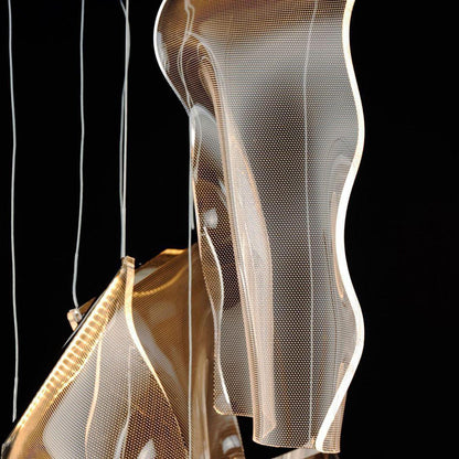 Faint Breeze Acrylic Chandelier - Loonglight