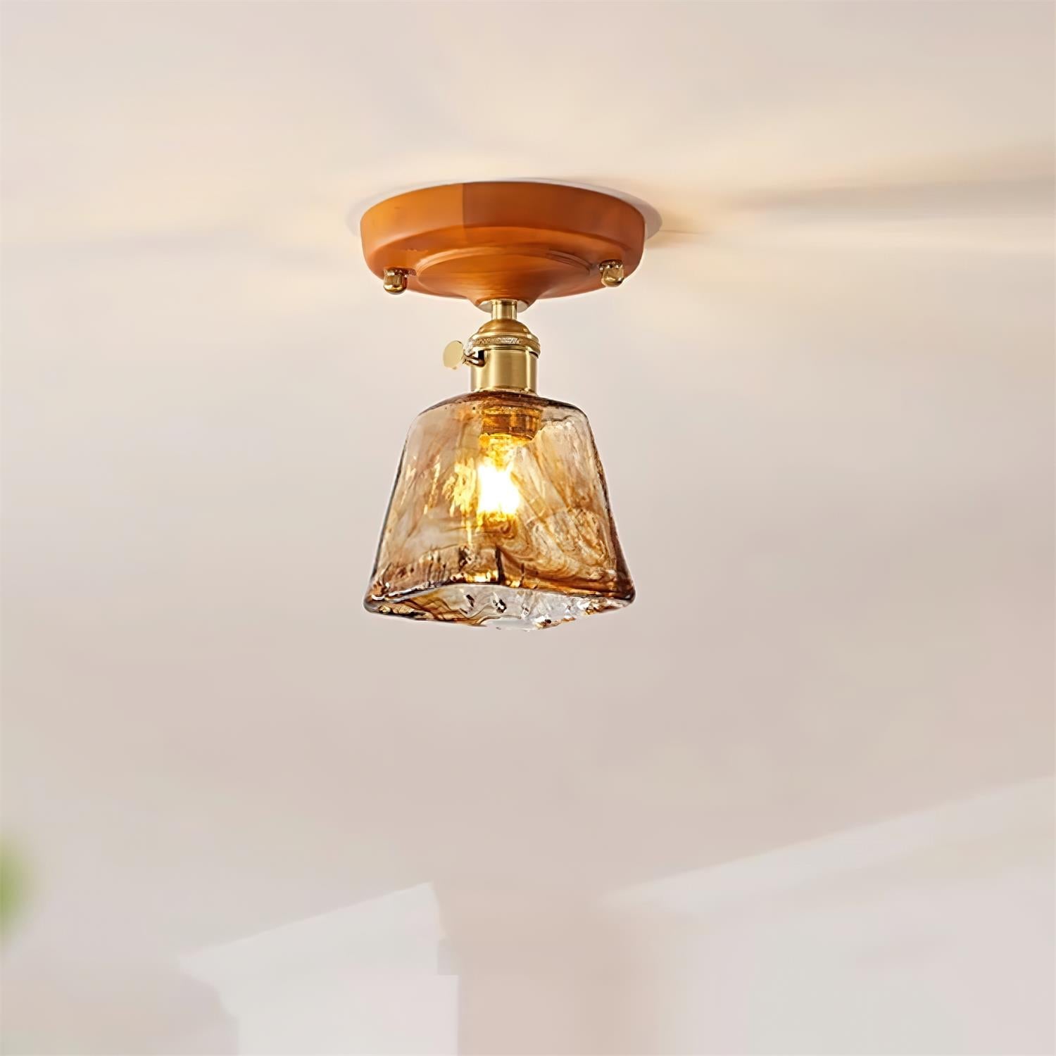Rino Glass Ceiling Light - Loonglight