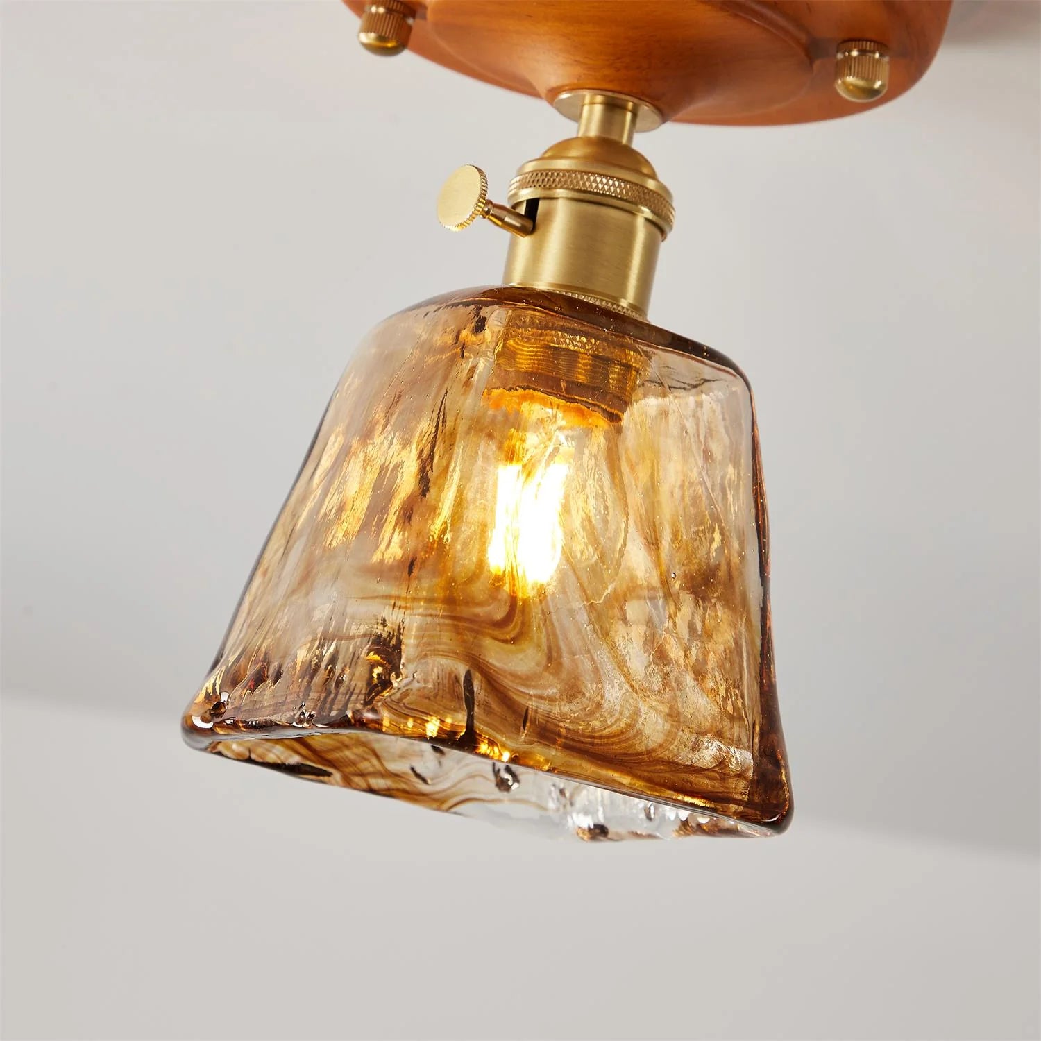 Rino Glass Ceiling Light - Loonglight