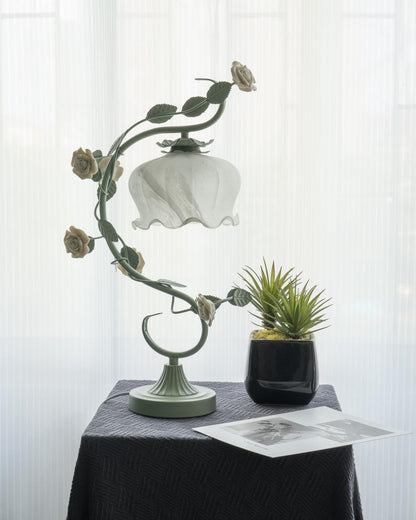 Ron Rose Flower Table Lamp