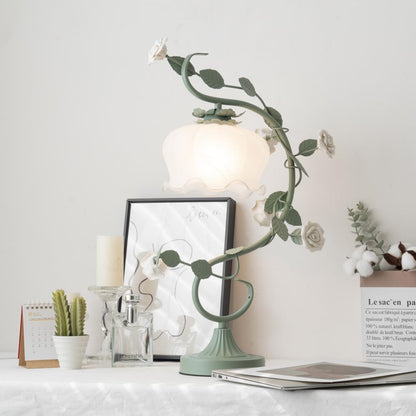 Ron Rose Flower Table Lamp - Loonglight